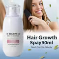Natural Caffeine Ginger Hair Spray - 50ml premium lysine biotin formula. Anti-hair loss treatment for thicker hair growth.